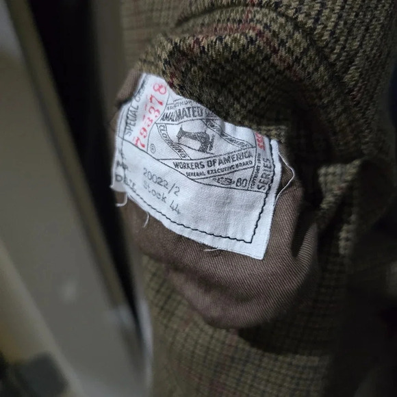 Vintage 1960s Brown Vest with ACWA Tag in Pocket - Picture 2 of 5